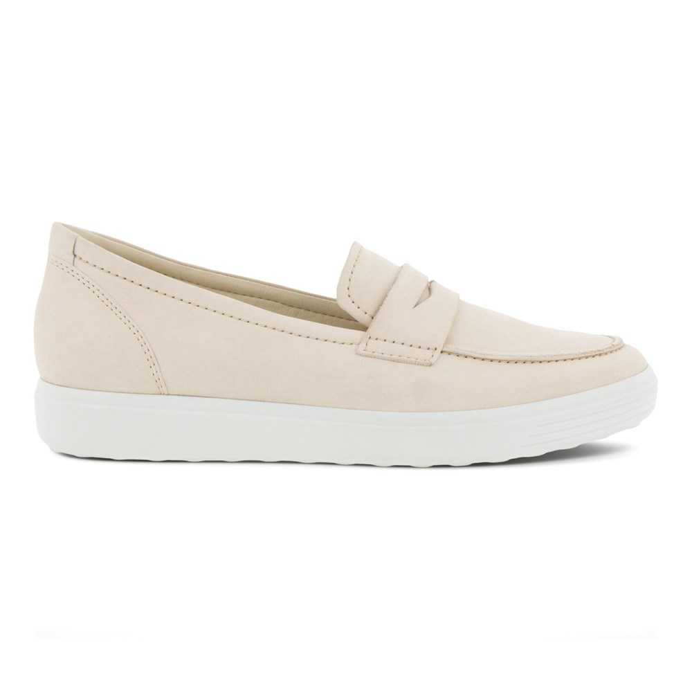 ECCO Womens Loafer Beige - Soft 7 - CKH-805213